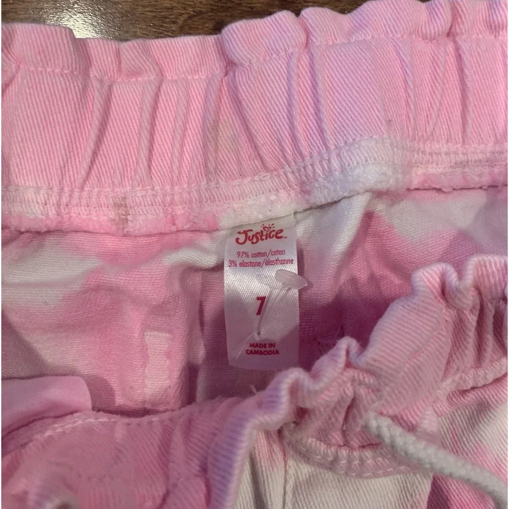 Lot‎ Of 3 Girl's Cat & Jack Capris Sz 6/6x , Justice Shorts Sz 7
